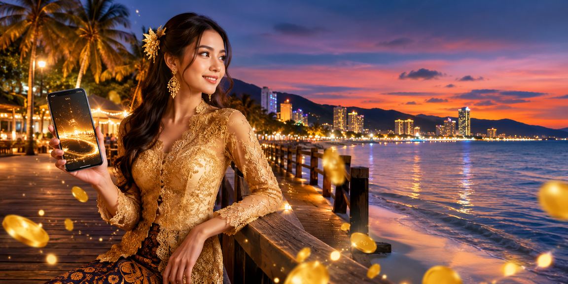 Pengguna wanita Penang menggunakan aplikasi pertaruhan sukan zee5 di telefon bimbit
